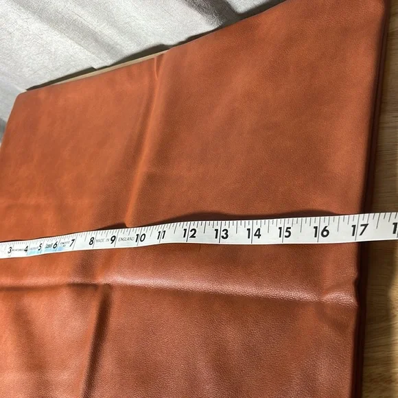 NWOT Faux Leather Throw Pillow cover - Picture 7 of 10